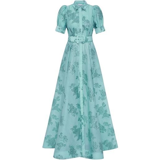 Rebecca Vallance abito da sera a maniche corte benette - blu