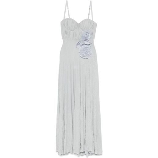 Elisabetta Franchi abito da sera con ricamo - blu