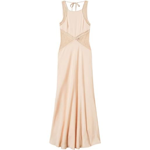 TWINSET abito con ricamo - rosa