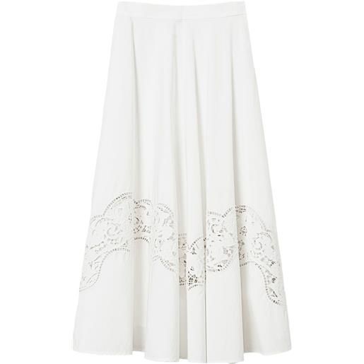 TWINSET gonna in cotone - bianco