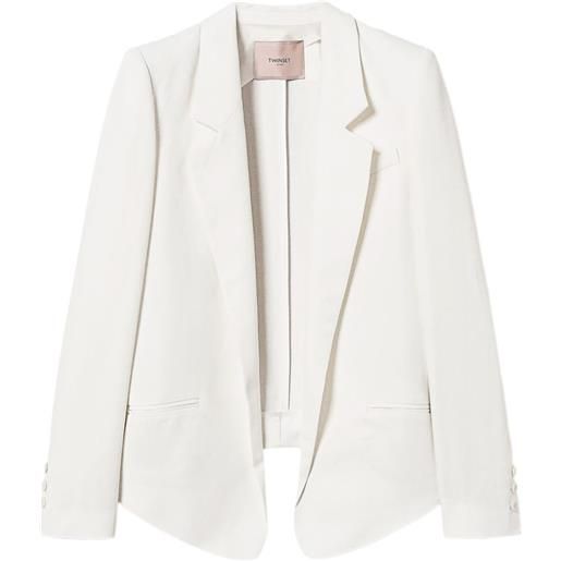 TWINSET blazer aperto - bianco