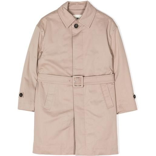 Fendi Kids trench con cintura - marrone