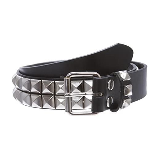 Bracciale Punk – Pelle Marrone Con Punte Nere - Foto 4