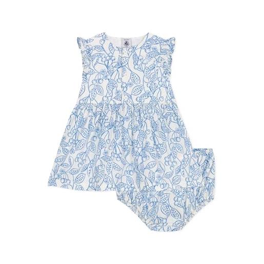 Petit Bateau a0clj abito senza maniche, malvavisco/porcellana, 3 anni bimba