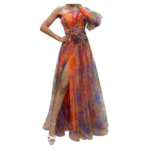 Modaworld tubino rosso elegante da cerimonia in seta - abito lungo da sera per matrimonio e cocktail - vestiti bianchi e blu per curvy e sposa