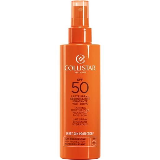 Collistar latte spray abbronzante idratante viso-corpo spf50 200 ml