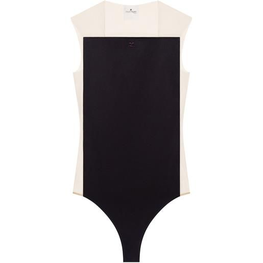 Courrèges top illusion - nero