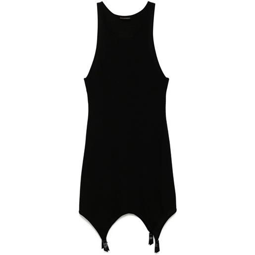 Kiki de Montparnasse abito le boy con dettaglio reggicalze - nero