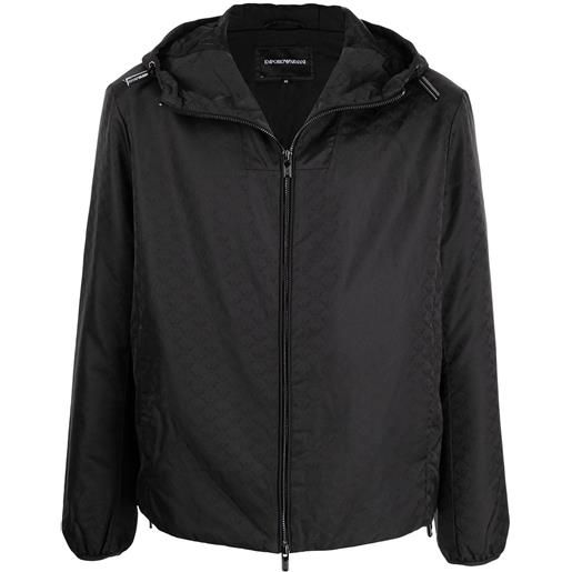 Emporio Armani giacca con cappuccio - nero