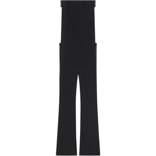 Courrèges tuta intera illusion bustier - nero