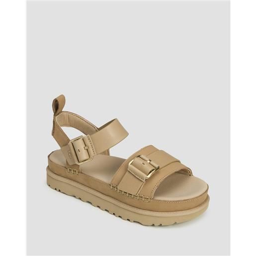 UGG sandali in pelle da donna ugg goldenstar villa