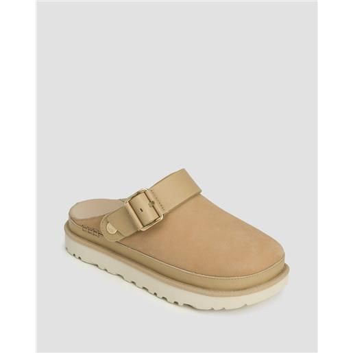 UGG scarpe slip-on da donna ugg goldenstar villa clog beige