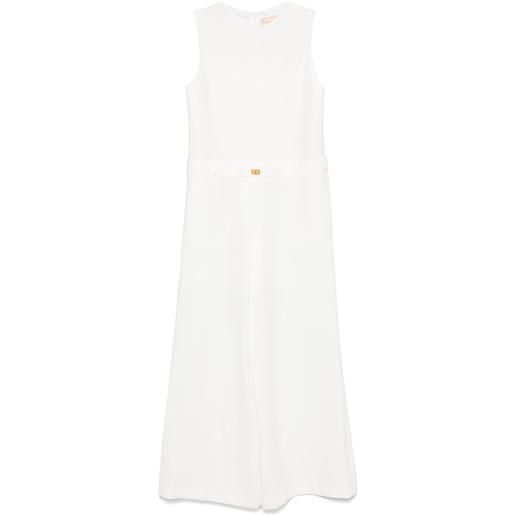 Elisabetta Franchi La Mia Bambina tuta intera tute con strass - toni neutri