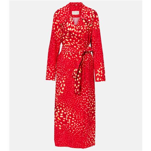 Dries Van Noten cappotto con stampa