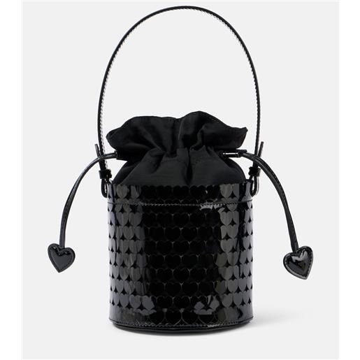 Aquazzura secchiello amorouse con pelle