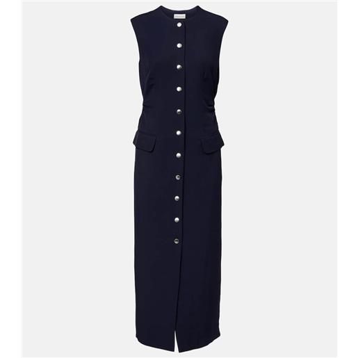 Dries Van Noten abito midi in gabardine