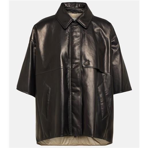 Brunello Cucinelli camicia in pelle