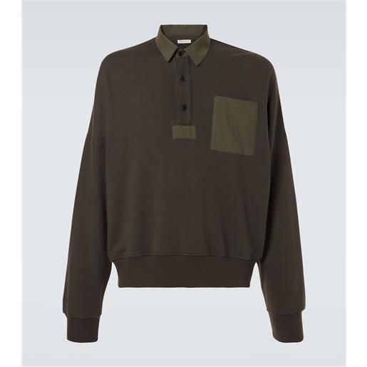 The Row polo dende in cotone e cashmere