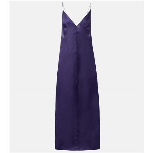 Khaite abito sottoveste tulula in organza di seta