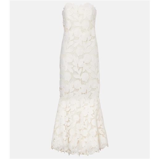 Simkhai abito midi valetta in pizzo