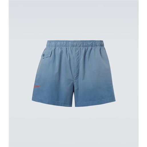 JW Anderson shorts in popeline di cotone con logo