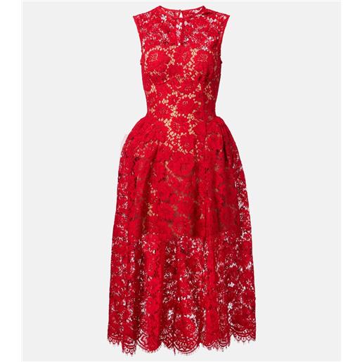 Self-Portrait abito da cocktail in pizzo floreale