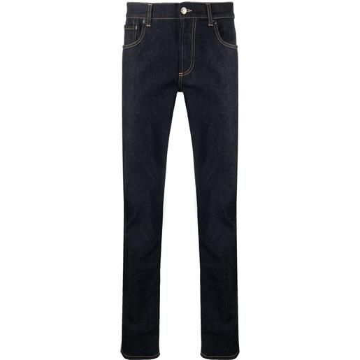 Alexander McQueen jeans dritti - blu