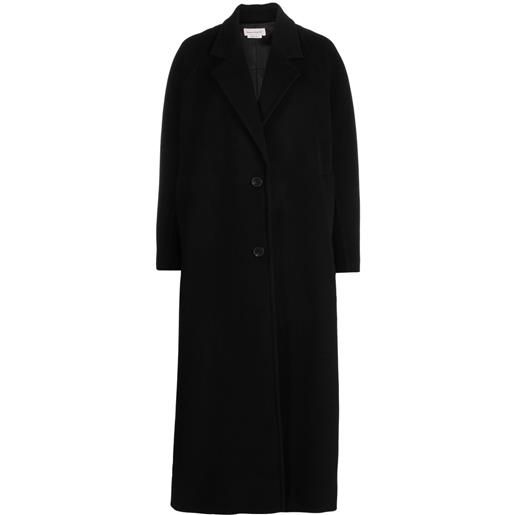 Alexander McQueen cappotto monopetto - nero