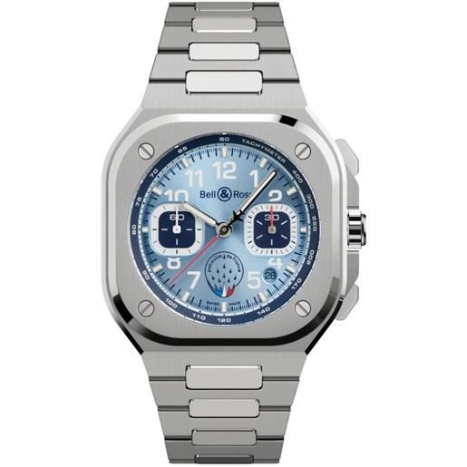 Agelocer Orologio Meccanico Uomo Con Diamanti Originali, Quadrante Blu E Calendario, Cinturino In Pelle, Impermeabile 5 ATM - 4