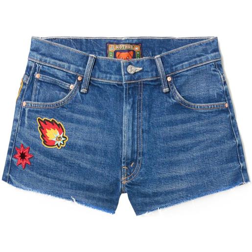 La DoubleJ x mother shorts the dodger short fray - blu
