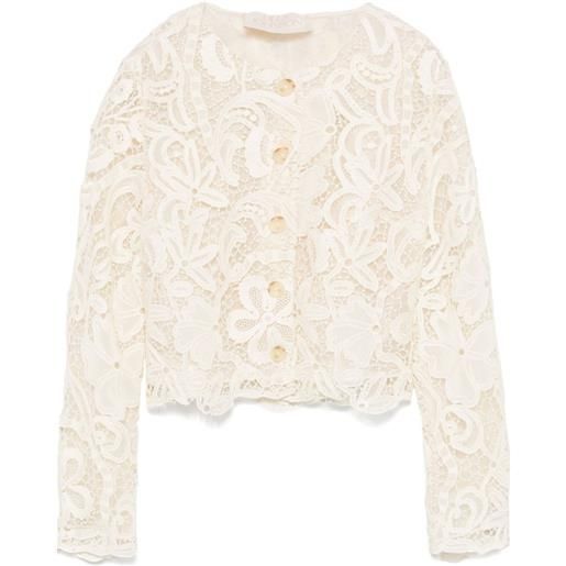 Ulla Johnson giacca in pizzo - toni neutri