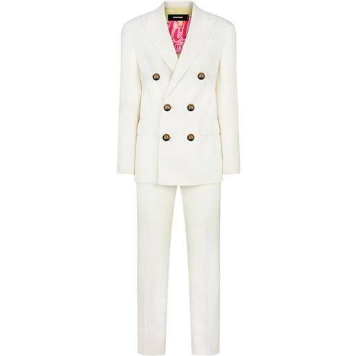 DSQUARED2 completo doppiopetto - bianco