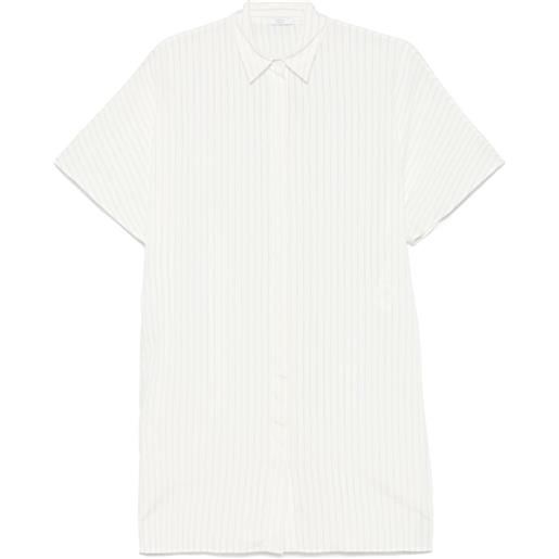 Peserico camicia a righe - bianco