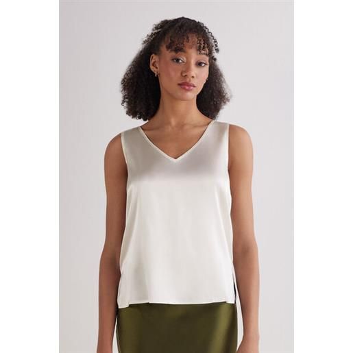 Canotta Con Reggiseno Incorporato Donna - Viscosa E Elastan, Reggiseno Senza Ferretto, Spalline Regolabili - Foto 3