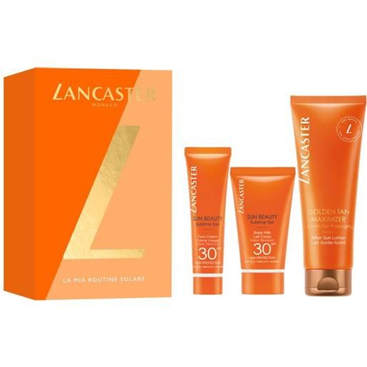 Lancaster cofanetto trio protezione solare