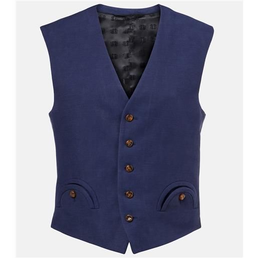 Blaze Milano blazé milano gilet feral in lino e seta