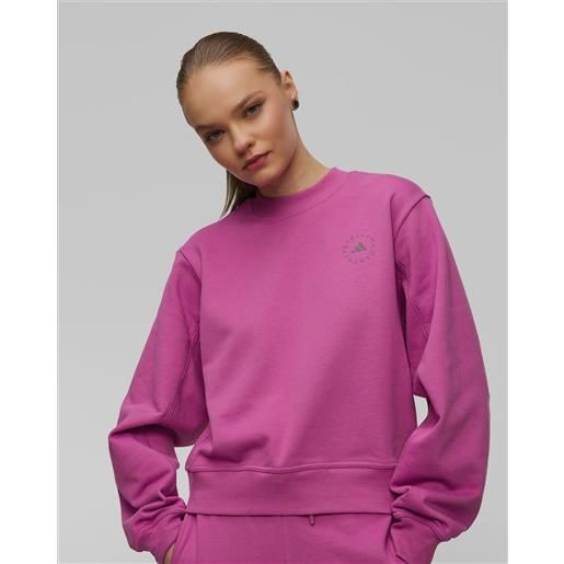 Adidas by Stella McCartney felpa in cotone organico da donna adidas by stella mccartney