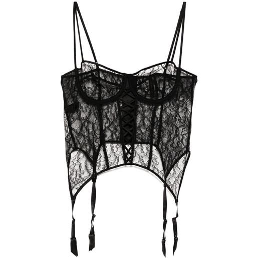 Kiki de Montparnasse corsetto precieuse - nero