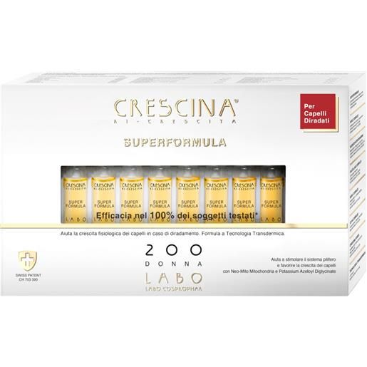 Crescina labo Crescina ri crescita super formula 200 donna 20 fiale 3,5ml