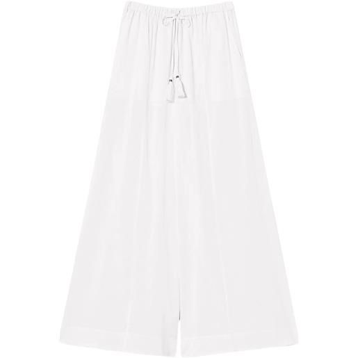 TWINSET pantaloni a palazzo in mussola