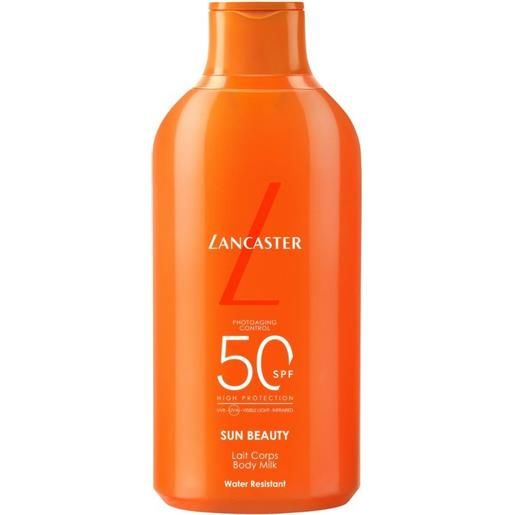 Lancaster sun beauty body milk spf 50 latte solare corpo 400ml