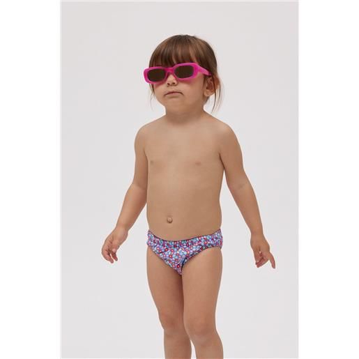 Ysabel Mora costume da bagno antigoccia per bambina con fiorellini