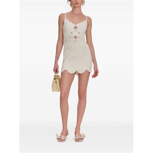 Cult Gaia abito corto marlow - bianco