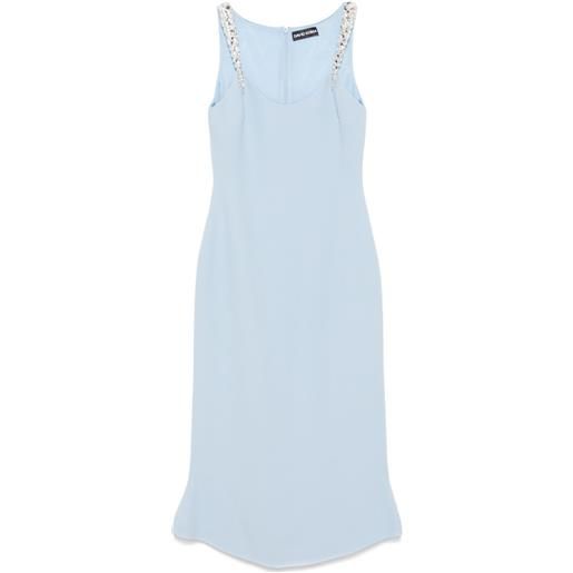 David Koma abito con ricamo - blu