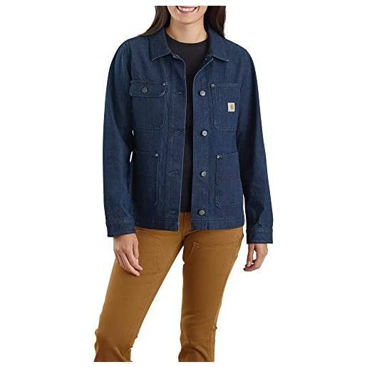 Carhartt relaxed fit fleece pullover giacca in pile, basin, m donna