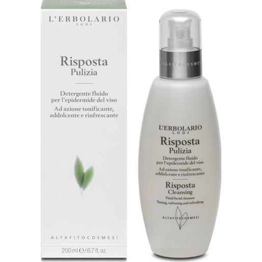L'erbolario risposta pulizia altafitocosmesi detergente viso 200ml