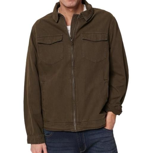 Amirante Antica Sartoria Napoletana giacca casual uomo in cotone color verde made in italy
