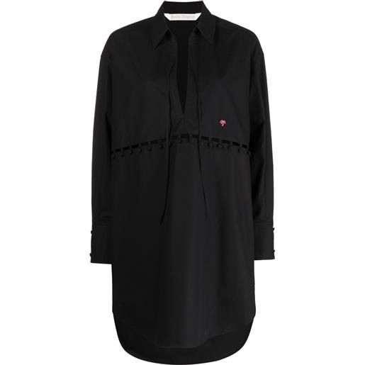 Palm Angels chemisier con inserti - nero