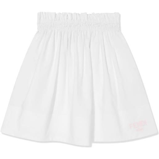 Fendi Kids gonna con stampa - bianco