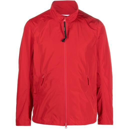 ASPESI giacca con zip a collo alto - rosso